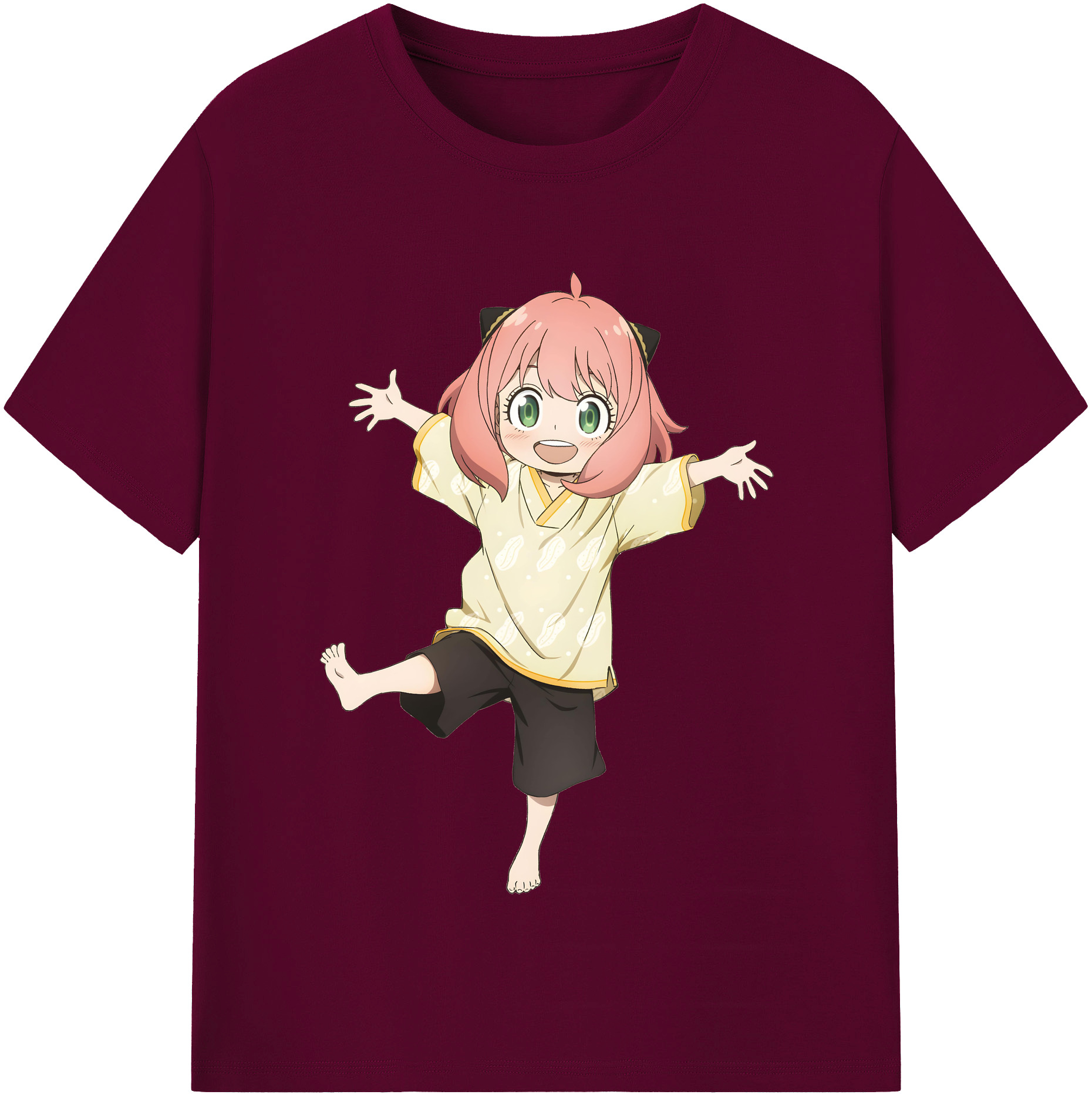 （画像用） SPY×FAMILY间谍家家酒 レディースカジュアルプリントTシャツ（綿100％）